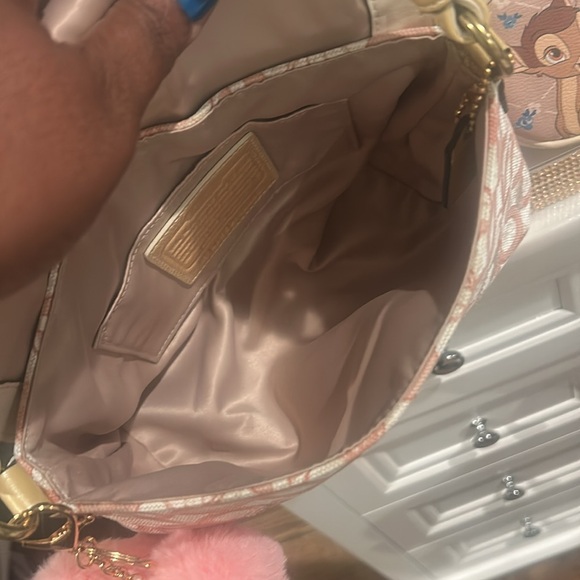 Pink and Gold COACH Shoulder Bag - Picture 6 of 7